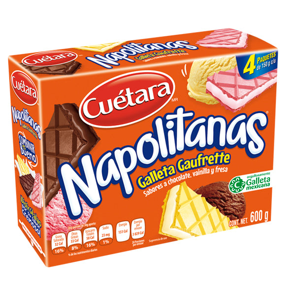 Galletas Napolitanas Cuétara - Caja 600g - El Cono